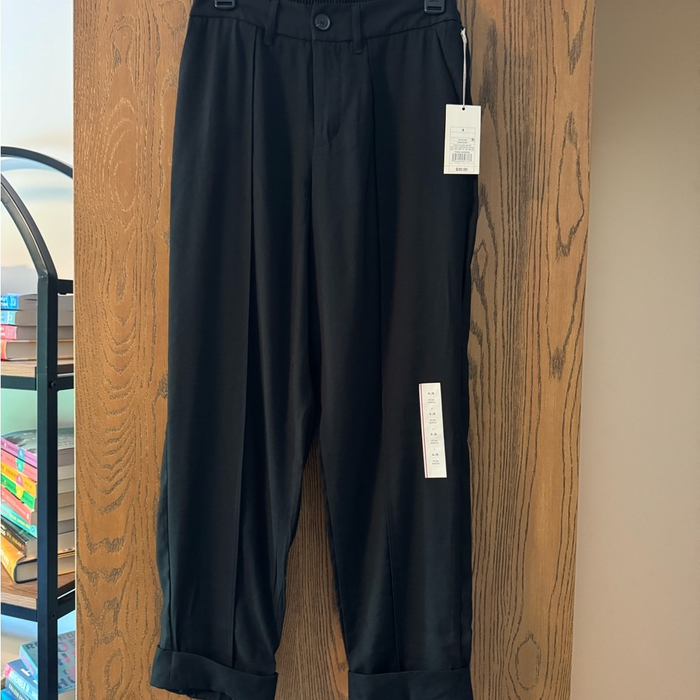 a new day Black Straight Leg Pants - NEW WITH TAGS